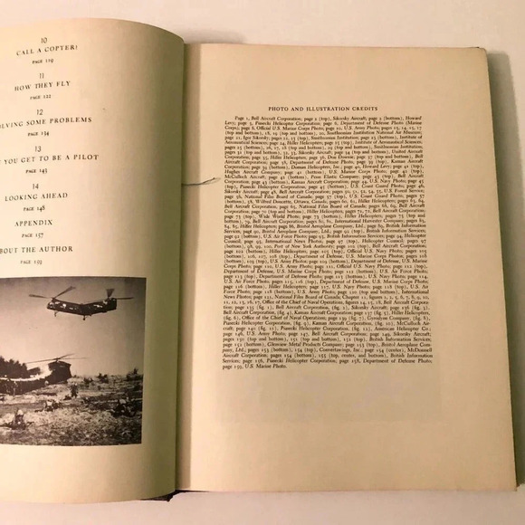 Vintage 1954 The Complete Book Of Helicopters D N Ahnstrom Ex Lib Book - Picture 14 of 16